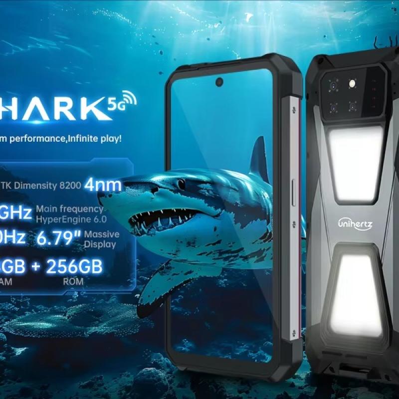 Unihertz SHARK 1 с чипом Dimensity 8200 и 6.79" - дюймовым дисплеем с частотой 120Гц