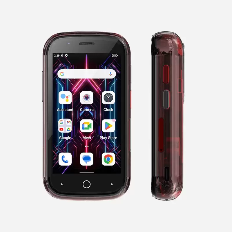 Смартфон Unihertz Jelly Star — самый маленький в мире смартфон на базе Android 13, Красный