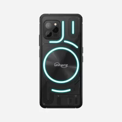 Смартфон Unihertz Luna — 4G с LED - подсветкой, Чёрный