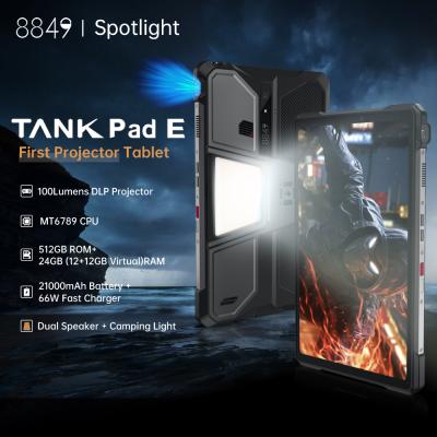 Защищенный смартфон Unihertz 8849 Tank Pad E — 12Gb/512Gb 4G с проектором 21 000 мАч